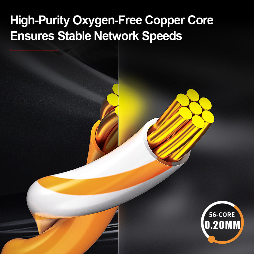 AMPCOM CAT6/CAT6a 非屏蔽 (UTP) LSZH 网络跳线，适用于数据中心布线或监控系统布线
