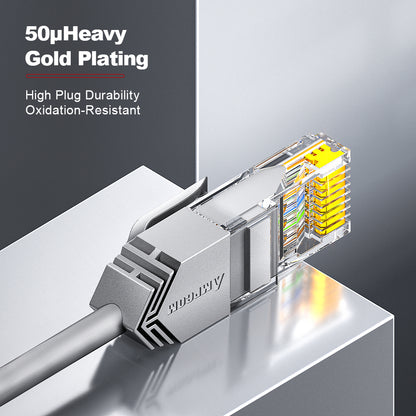 AMPCOM Cat6 非屏蔽超薄 LSZH 护套网络跳线