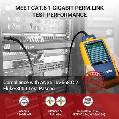 AMPCOM Premium 系列 CAT5/CAT5e/CAT6 24 端口配线架，机架安装 - 1U，19 英寸，RJ45 以太网 568A 568B，15u 镀金，带后部电缆支撑杆